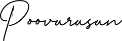 Poovarasan signature